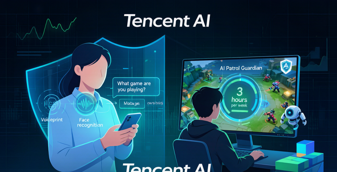腾讯AI双引擎防沉迷升级：混元+DeepSeek双模型驱动