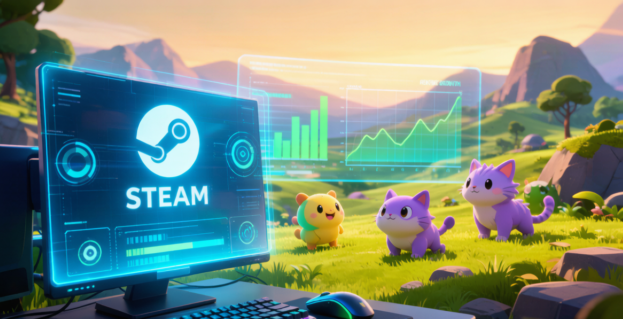 Steam上半年收入创新高，幻兽帕鲁1.0正式上线
