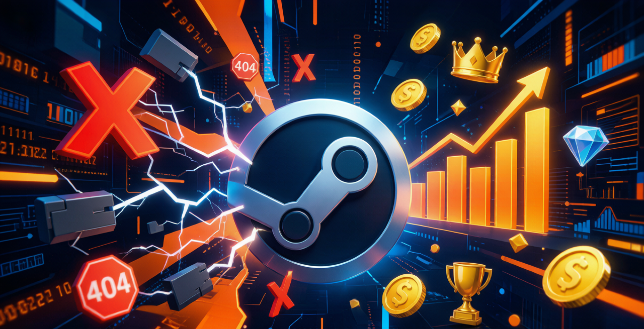 Steam全球宕机，上半年收入破111亿美元